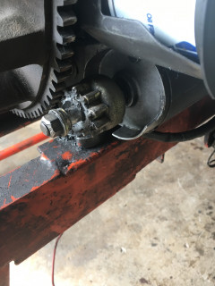Starter drive bushing worn out