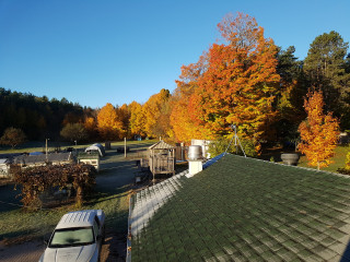 view from bedroom window