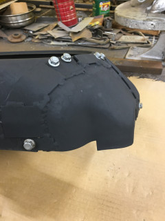 Inspection cover bolted on