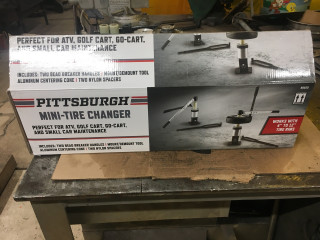 Mini tire machine from HF