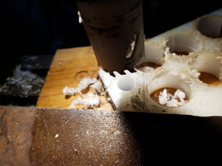 change the pilot drill for a 5/8" pilot follower