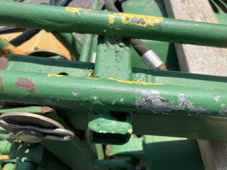 Hydraulic lines welded doen