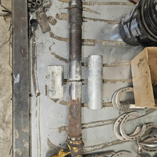 Cleaning it up and sizing a sleeve