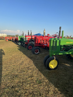 As usual there were rows of fine examples of tractors from all sorts of manufacturers.