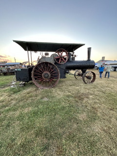 We only saw one steam tractor on the grounds this year