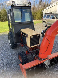 Blower, cab, light bar