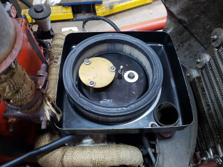 hole in breather blocked off