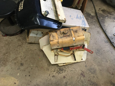 Pile of parts to paint.