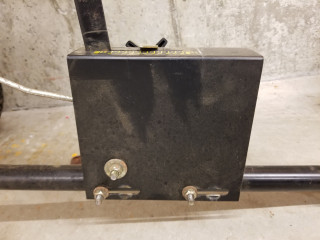 Handle assembly slid forward