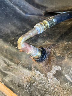 Silver brazed together