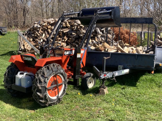 Rock dust in the jugs. About 25 lb each. <br />Still thinking about more weight.