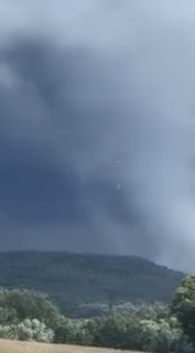 Tornado forming just to our south.