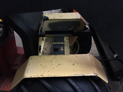 Gas tank access cab up