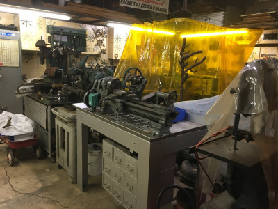 Metal Lathe, Milling machine.