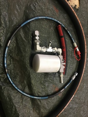 All the parts I needed from the hydraulic shop.