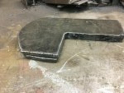 Attachment plates cut and ready to assemble