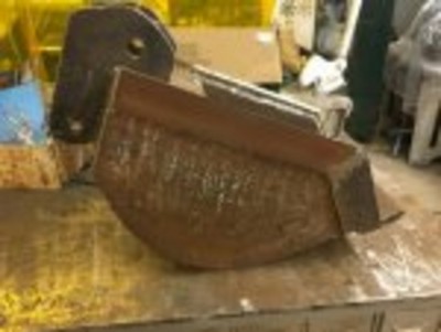 Welding on bucket completed