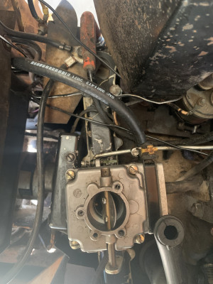 This time I ran the line out of the engine compartment as quickly as I could.