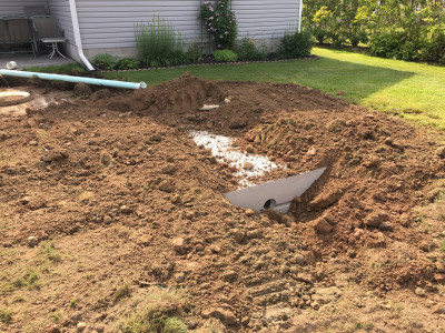 tank installed and covered