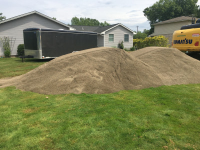 More filter sand delivered