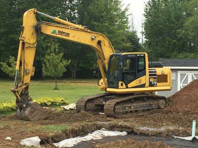 Large excavator