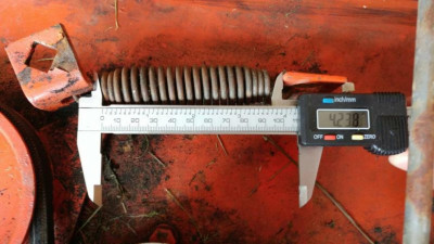 Modified tension. Tensioner spring is stretched 4.238".