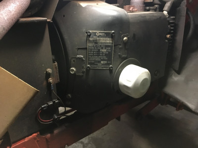 Blower housing with cutout installed