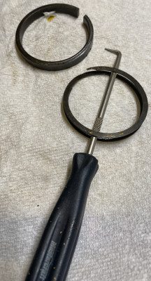Outer most retaining ring.