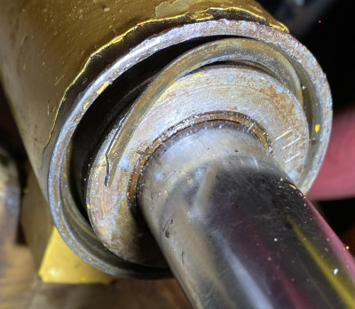 A08D7189-995B-44C0-B89D-0149B8C3C42D.jpeg (520.16 KiB) Viewed 6233 times Second coiled retaining ring. Hard to get this one started. Used a 90 degree angled sharp poker.