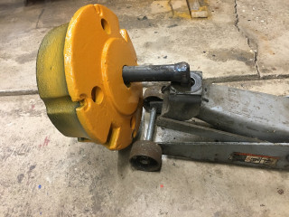 Floor jack with combine weight