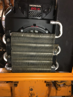 Oil cooler mock up